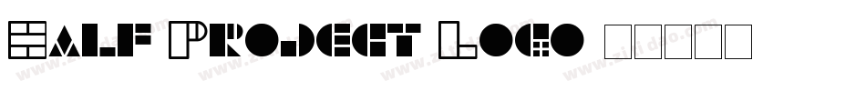 Half Project Logo字体转换